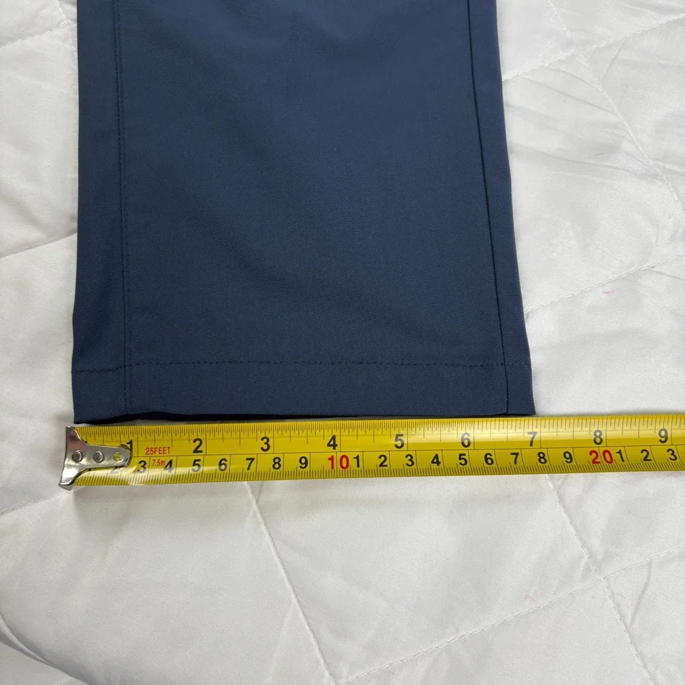 All in Motion Mens Stretch Pants Blue 36x32 Straight Leg Performance Casual Golf
